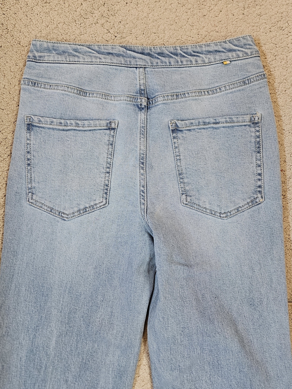 78 & Sunny Cropped Wide Leg Jeans – Women's Size 8 | Light Wash - Picture 8 of 8